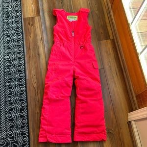 Bouldergear snowsuit bibs size 7